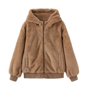 Firetrap Childrens/Kids Plush Jacket / Brown